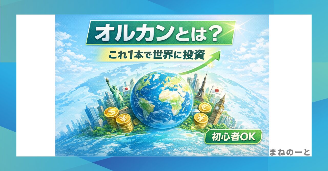 オルカンとは何かを初心者向けに解説する全世界投資のイメージ画像